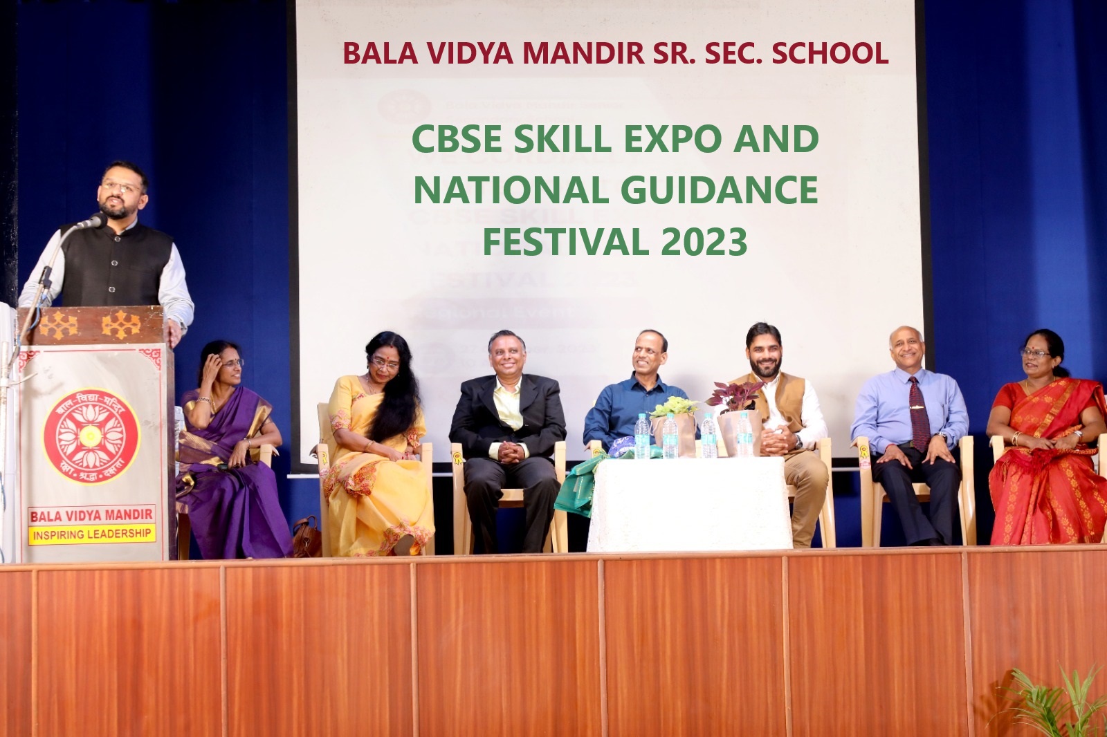 students and quadcopter